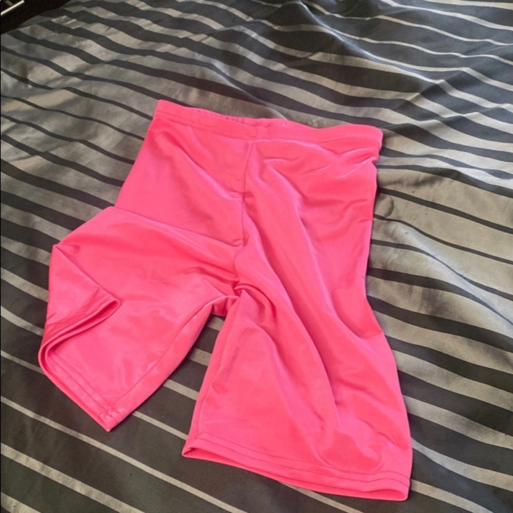 Pink athlete shorts